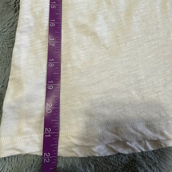 By Anthropologie Ivory Ruffle One Shoulder Asymmetrical Top Size S - Picture 7 of 7